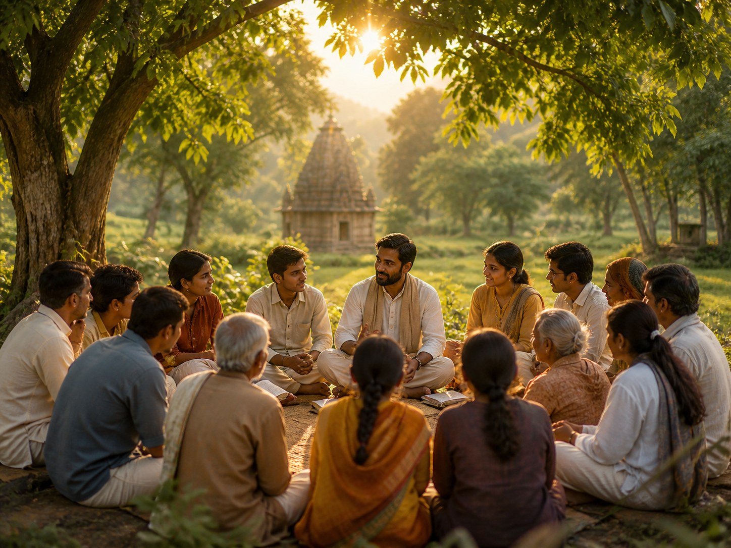 Community gathering for conscious living
